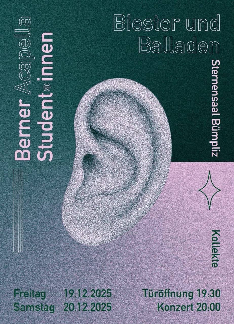 Flyer für Konzerte